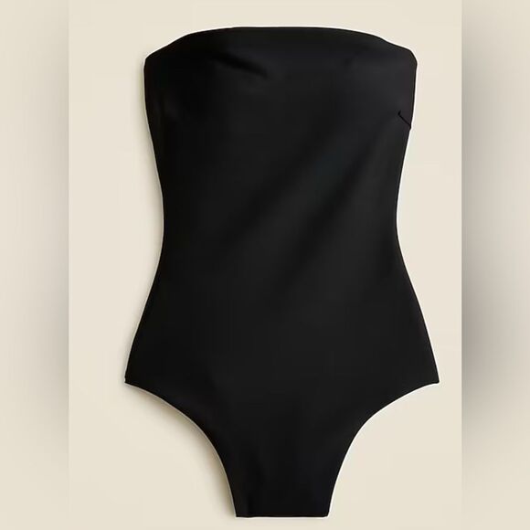 J.Crew Gemma bandeau one-piece in Classic Sculpt NWT Size 12 - Picture 1 of 9